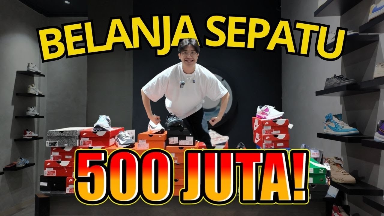 Biggest Cashout! Belanja Sepatu IDR 500.000.000
