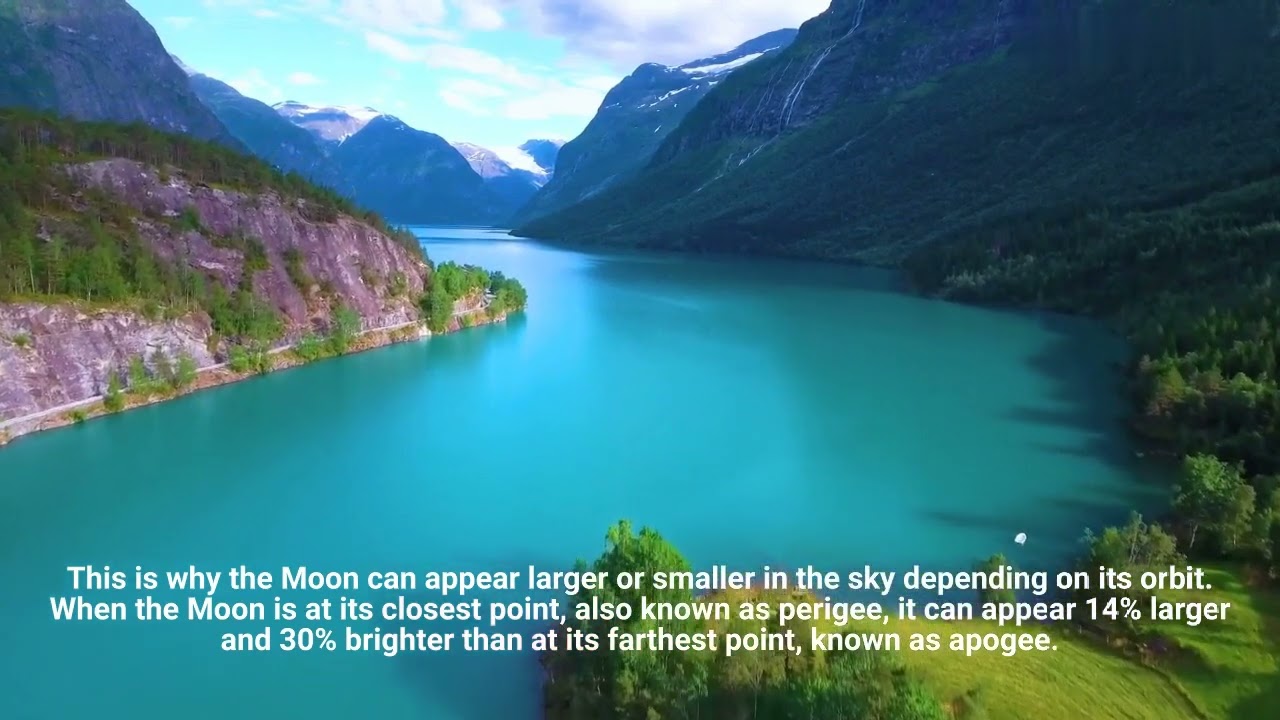 The Distance of the Moon from the from the Earth
