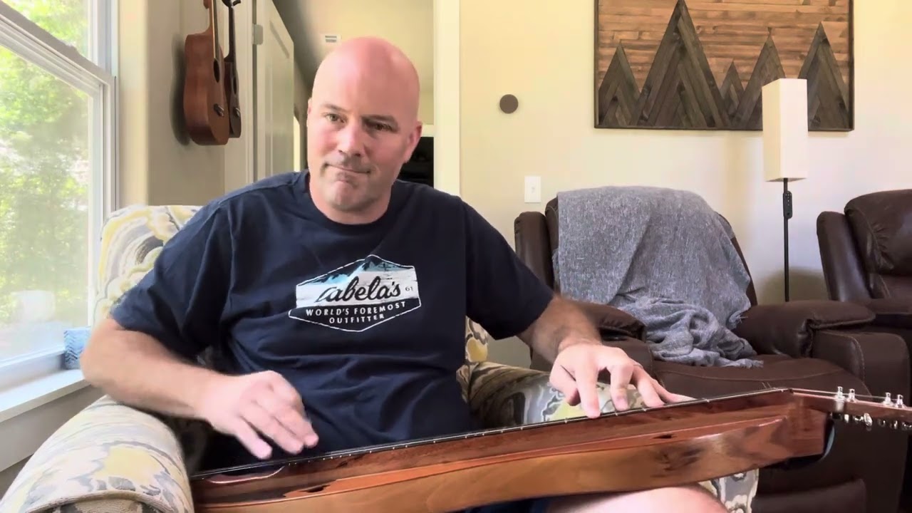 Just a Closer Walk With Thee (mountain dulcimer, hymn, DAD tuning)￼￼