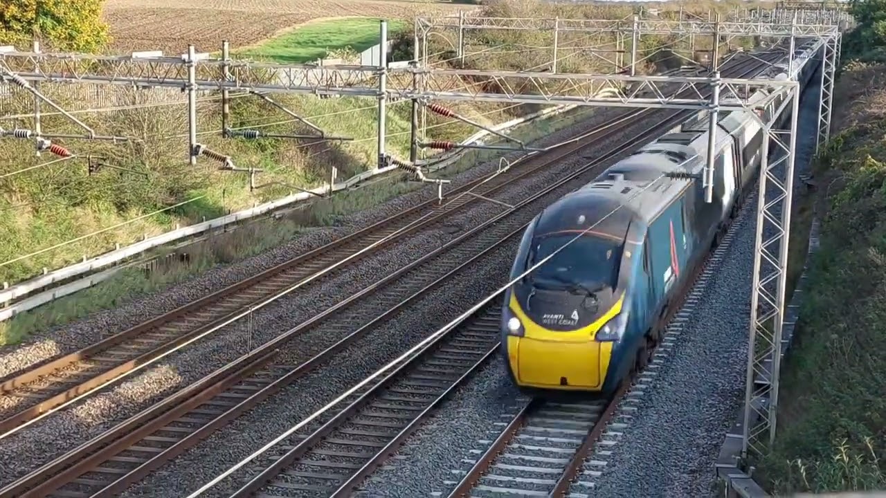 Trains At Castlethorpe WCML 27/10/24