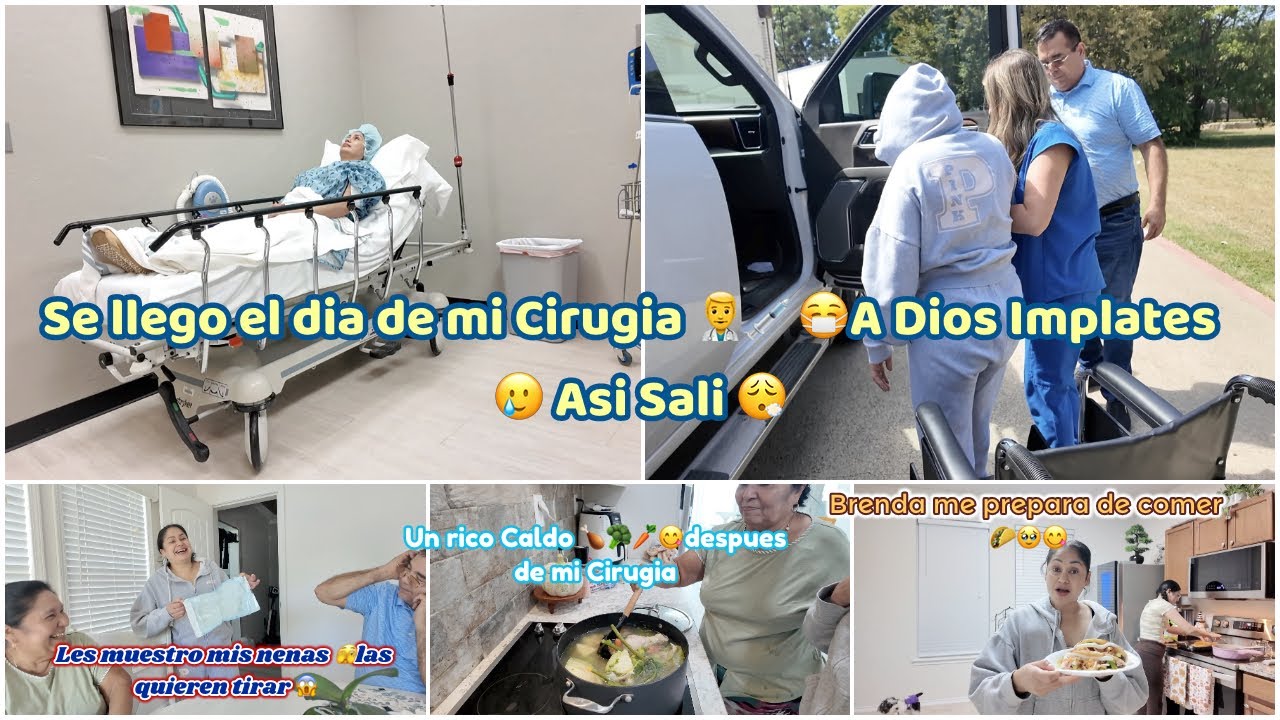 COMO ME SENTÍ SIN MIS IMPLANTES 🫢ME PUSE SENTIMENTAL😭  BRENDA 👱‍♀️🥹NOS RECIBE CON UNOS TACOS 🌮👩‍🍳