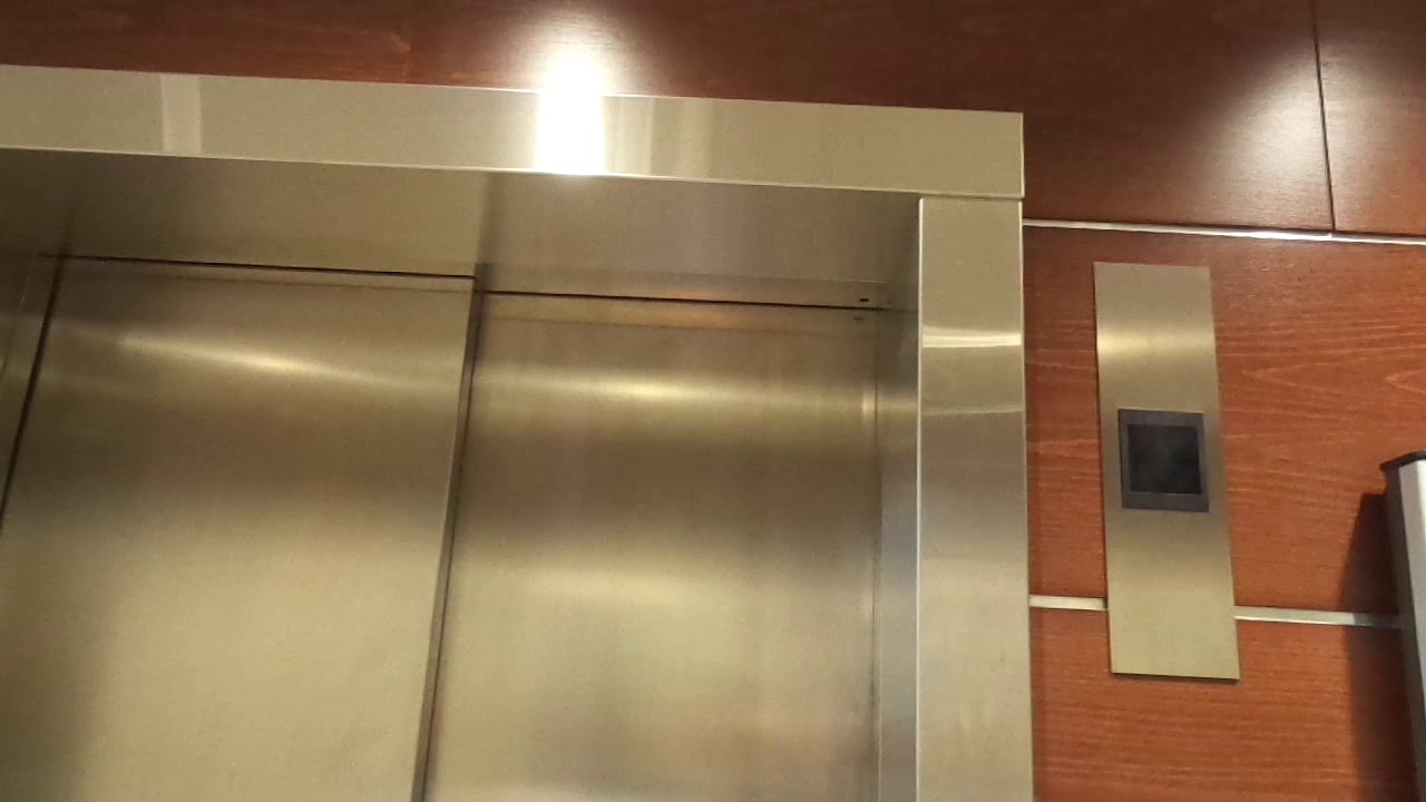 3x Fast 2005 KONE Monospace MRL Tr. Elevators @ Holiday Inn Helsinki City West, Helsinki, Finland