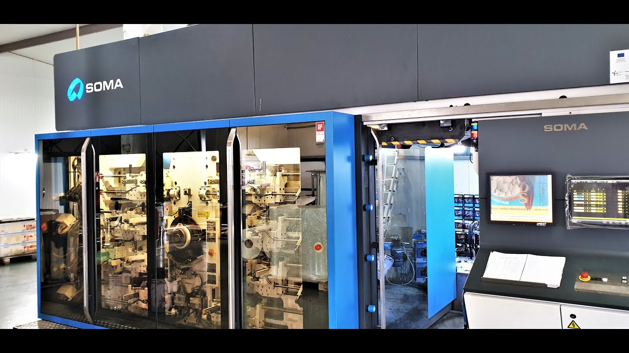 ABTECH - Flexo printing press 8 colors SOMA Optima 820-8EG (F55)