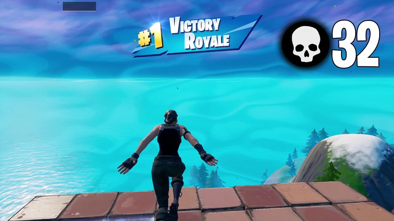 32 Elimination Solo vs Squads Win Gameplay Full Game (Fortnite PC Keyboard)