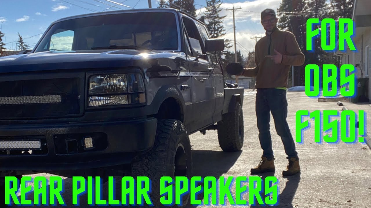 Upgrading The Rear Pillar Speakers On The OBS F150!