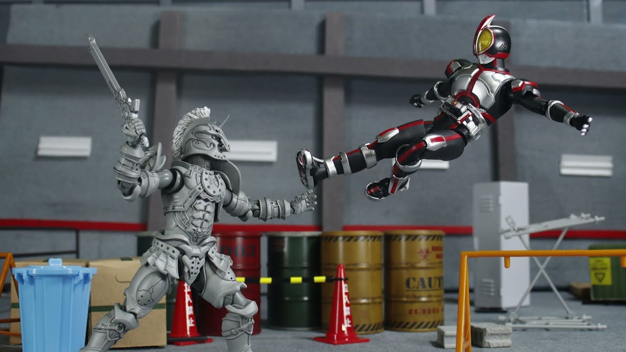 STOP MOTION 仮面ライダー ファイズ VS ホースオルフェノク kamen rider faiz