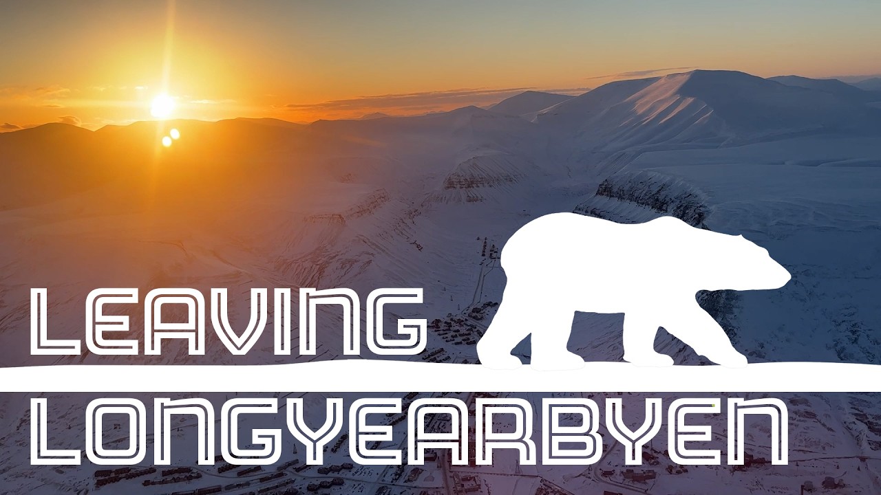 Leaving Longyearbyen, Svalbard - February 2026