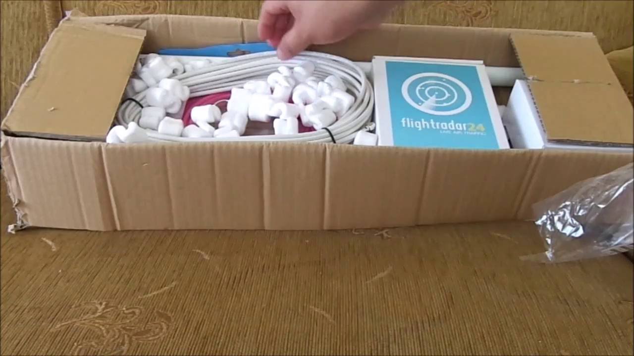 FLIGHTRADAR24 UNBOXING ADS-B RECEIVER