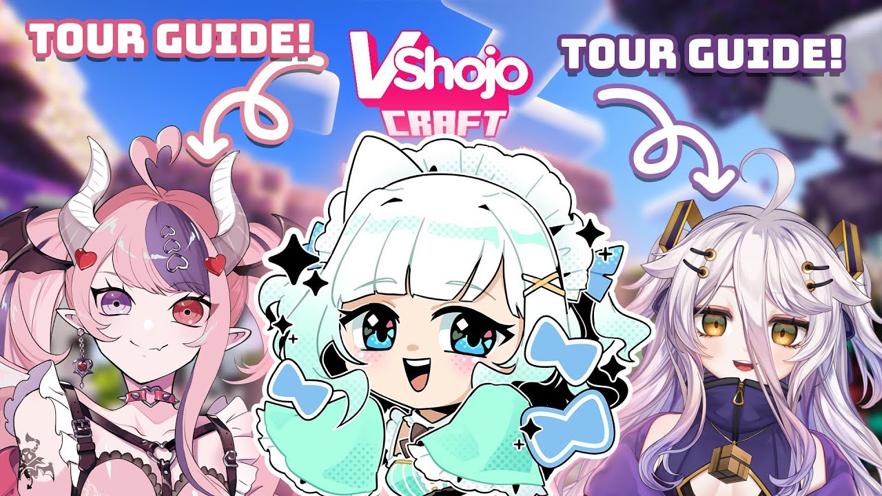 【VSHOJO MINECRAFT SERVER TOUR with HENYA & IRONMOUSE】so many mods...【Maid Mint Fantome】
