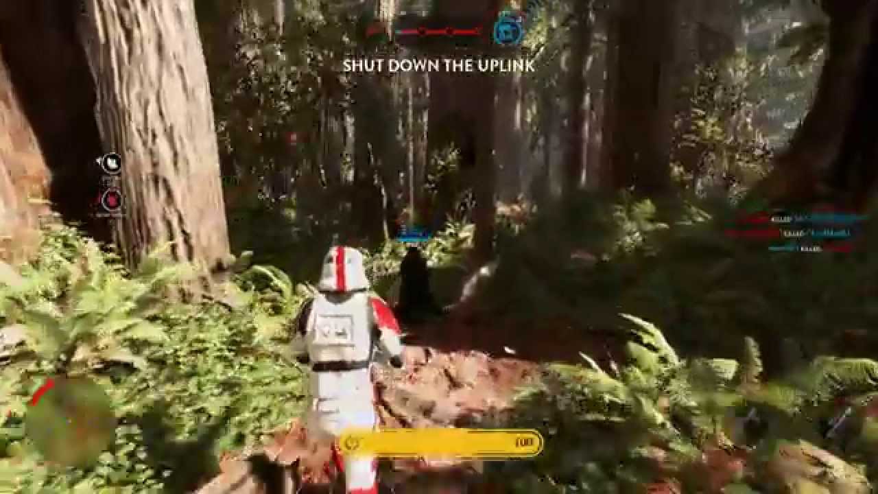 Star Wars Battlefront - Walker Assault on Endor - Emperor Guard gameplay