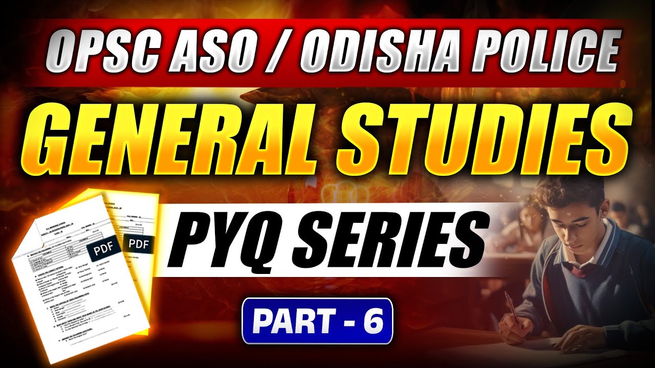GS PYQ Series | Part-6 | General Studies | All Previous Year Questions | WIA793 #generalstudies