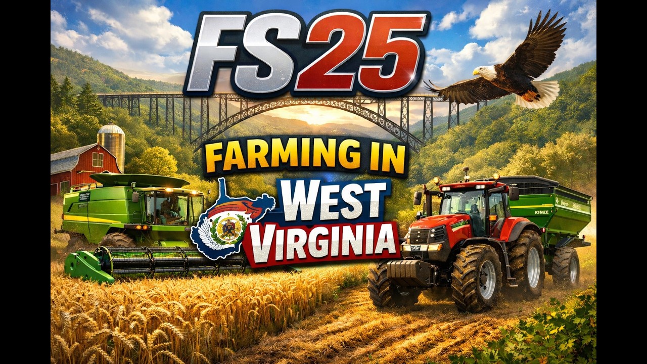 FS25 Cabell County Wv Map walk threw