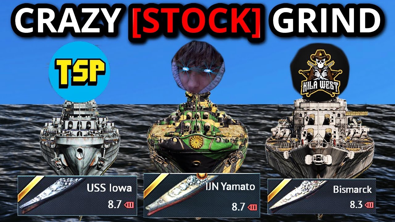 MY [STOCK] YAMATO GRIND EXPERIENCE WITH IOWA AND BISMARCK (feat kilawest and systematicpsycho)