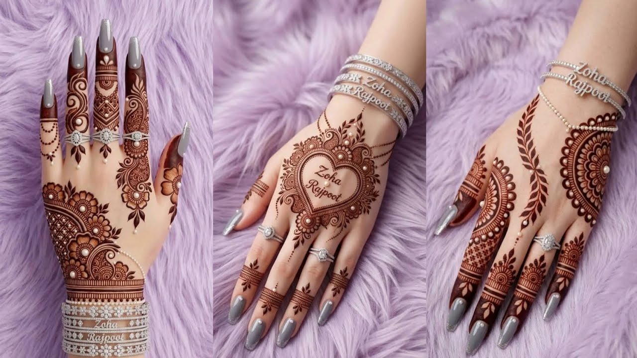 Beautiful and stylish mehendi design ideas for girls in Eid Al fiter 🤩😍
