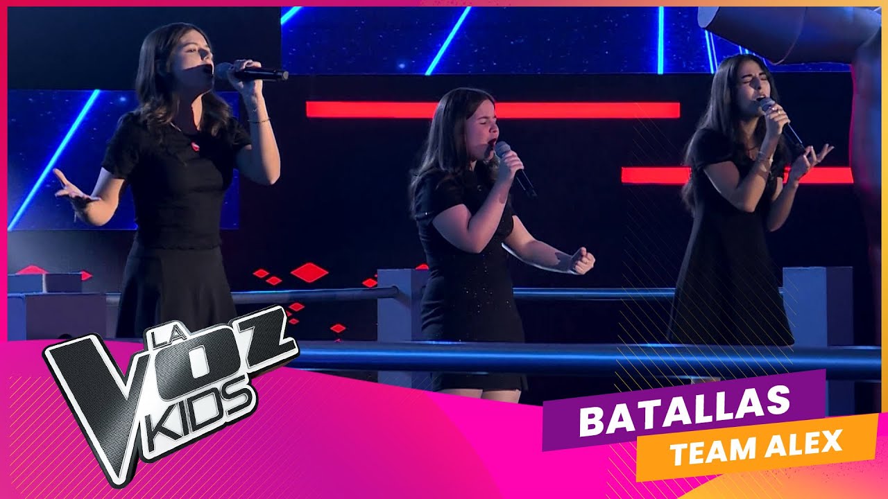 Guillermina, Cecilia y Luana cantan 