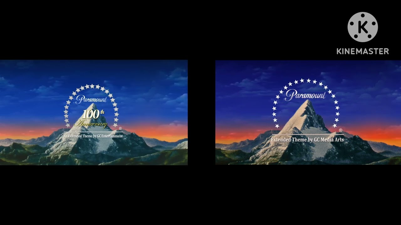Paramount Television Extended Theme Side by Side Comparison
