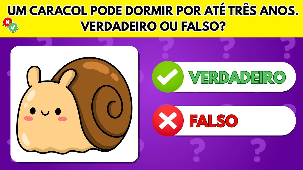 Quiz animal | Verdadeiro ou falso sobre os animais | Quiz divertido educativo | Adivinhe o animal
