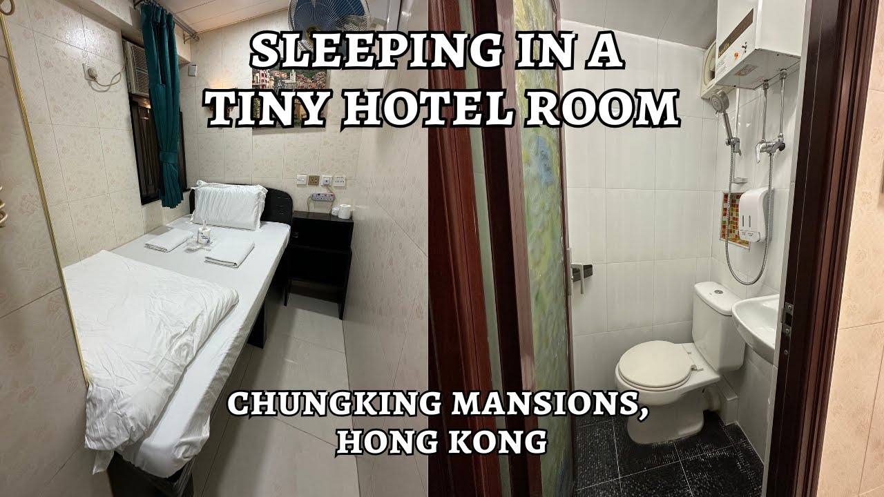 I stayed in the tiniest hotel room in Hong Kong | Chungking Mansions Tour and Review