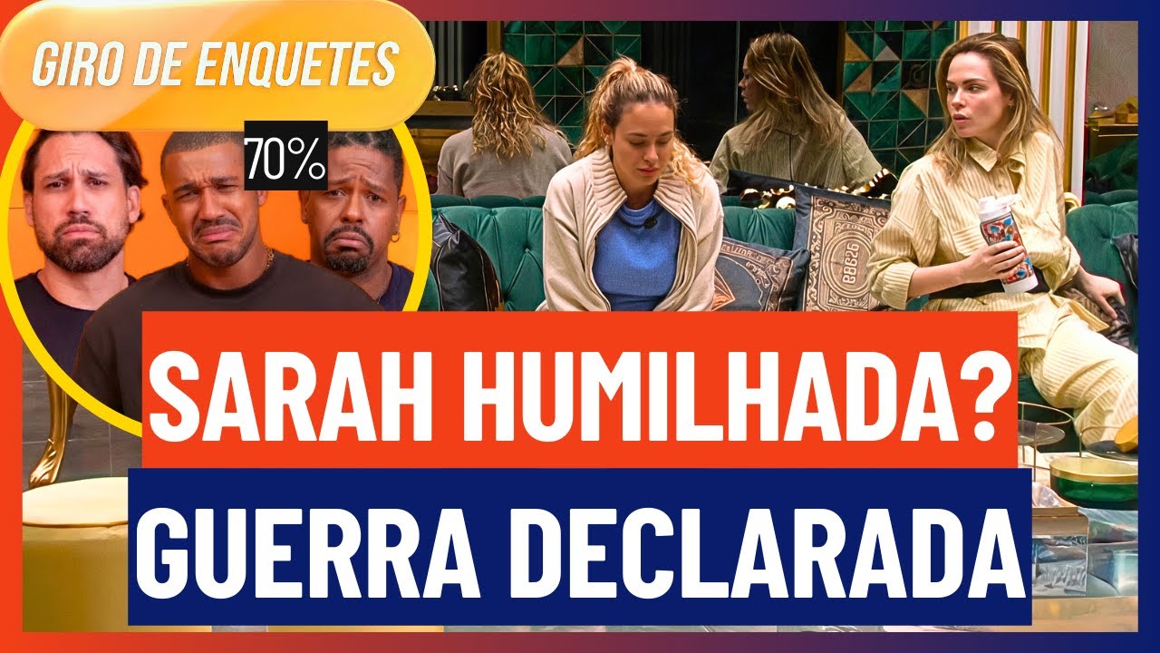 🔵 CLIMA HOSTIL! ANA PAULA DETONA SARAH E O CAOS TOMA CONTA | BBB 26