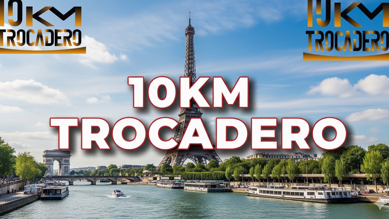 10KM du trocadero  ( PARIS ) سباق 10 كلم في باريس