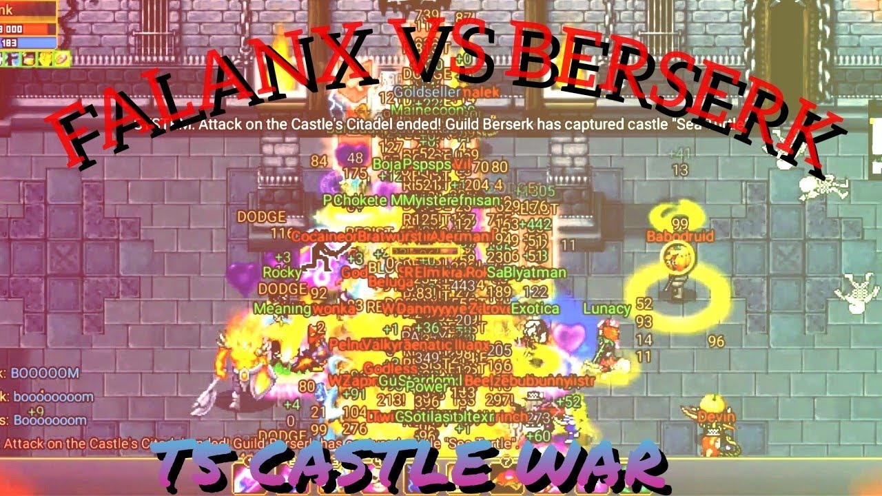 WARSPEAR ONLİNE T5 CASTLE WAR BERSERK VS PHALANX (SPEEDRUN)