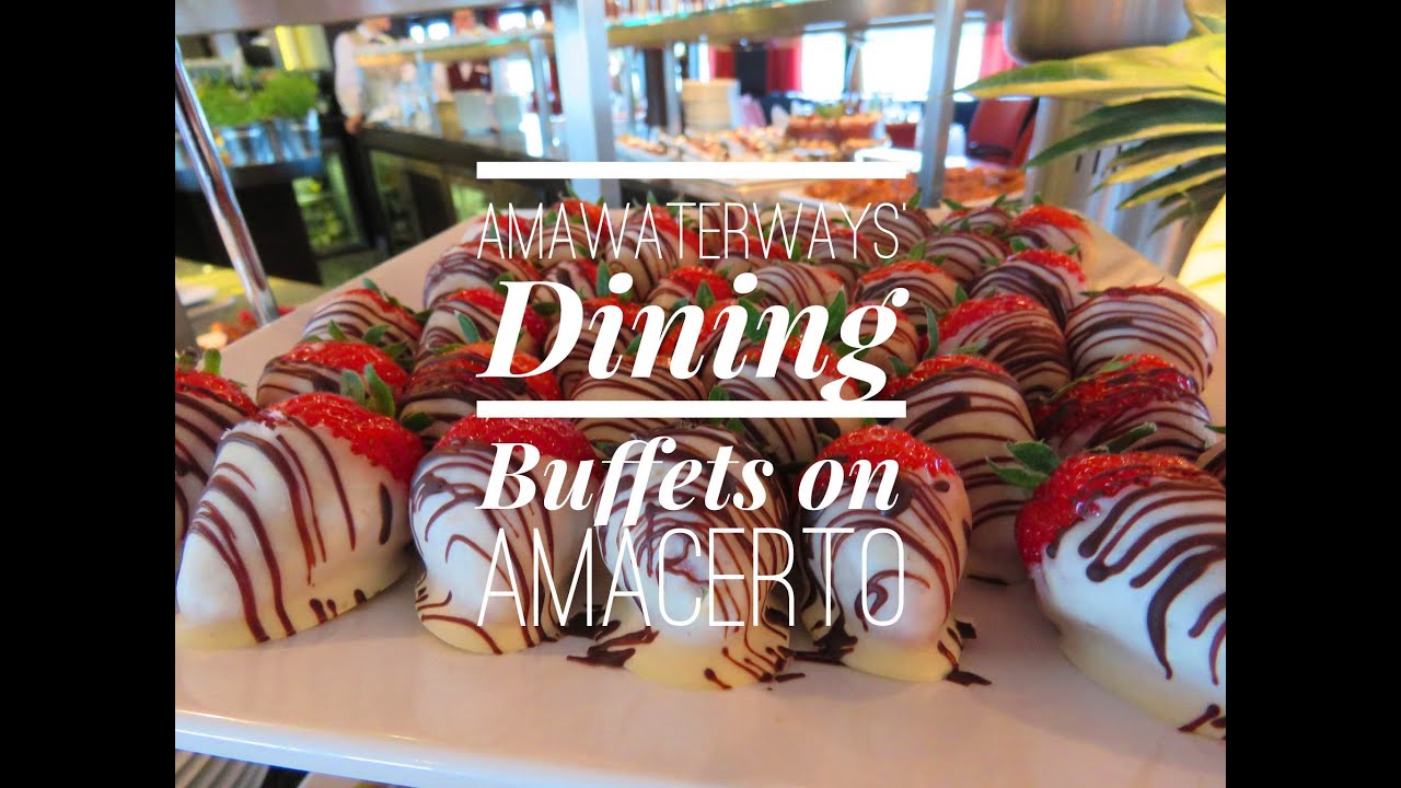 AmaWaterways River Cruise Restaurant Buffets