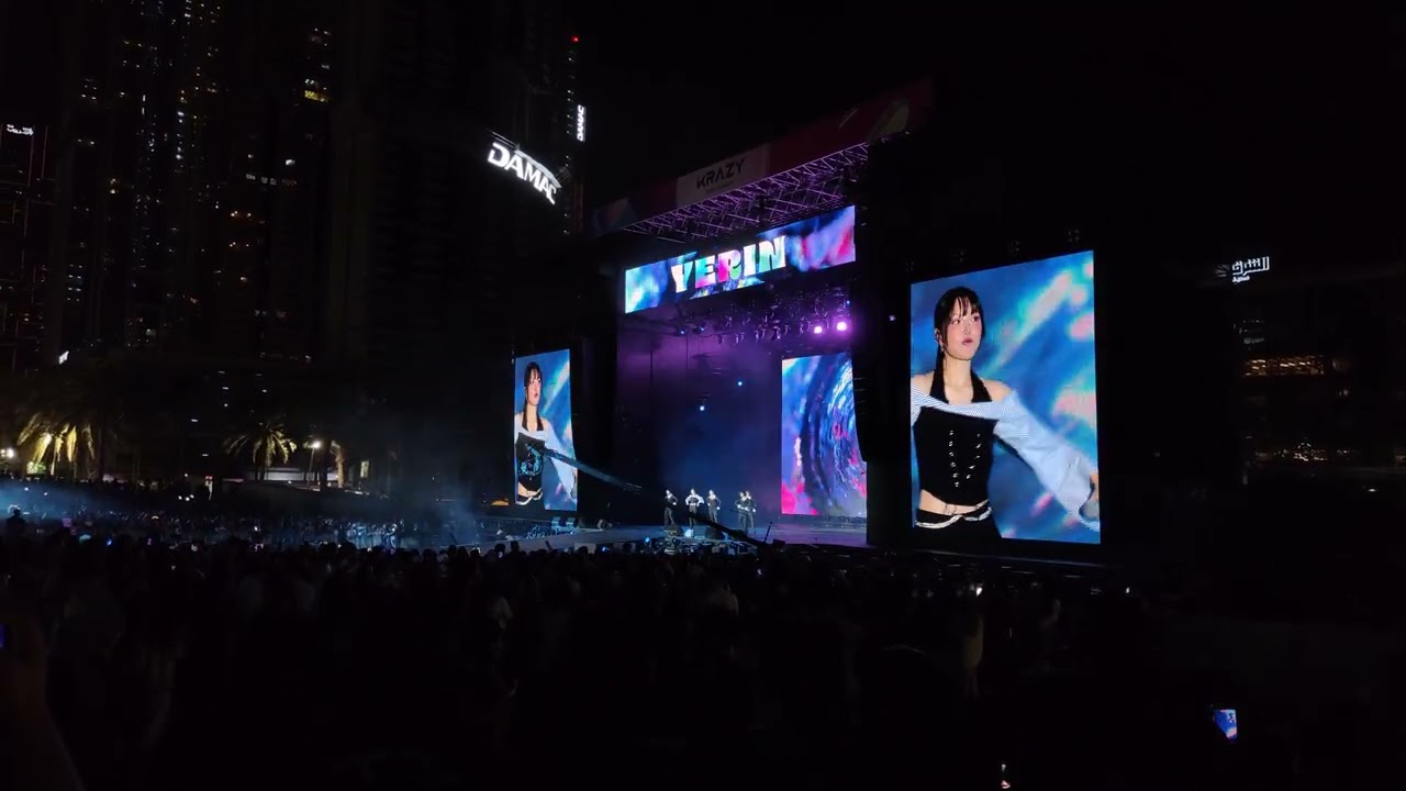 17022026 예린 (YERIN) @Yerin.official - Summer Charm (루프탑) -Live KRAZY Super Concert Dubai Fancam 4k