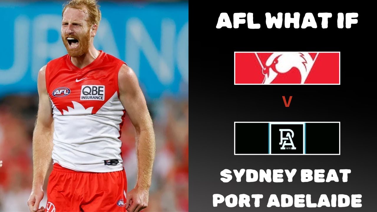 AFL WHAT IF: SYDNEY BEAT PORT ADELAIDE ROUND 6, 2025