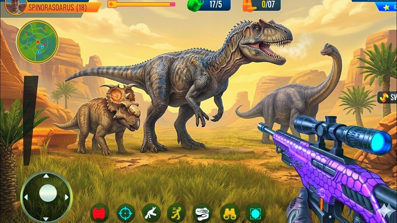 Wild Animal Hunter 3D: Epic Dinosaur Hunting Adventure 🦖|New 2026 Update Gameplay #15