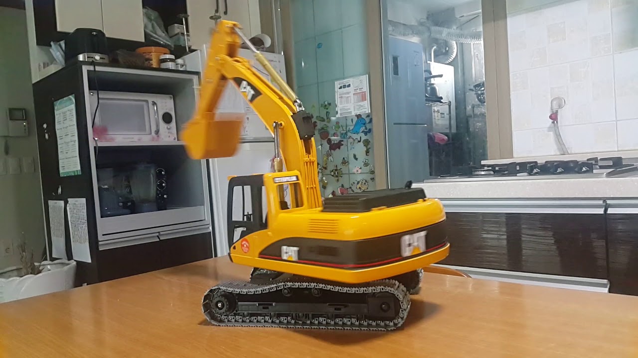 bruder br02438 excavator modified to rc homemade