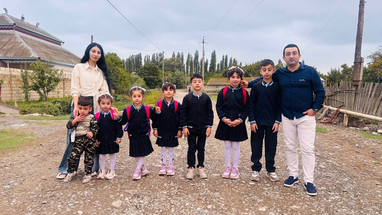 Zərdabda 7 uşaqlı ailənin sevinci – 6-cı övlad məktəbli oldu