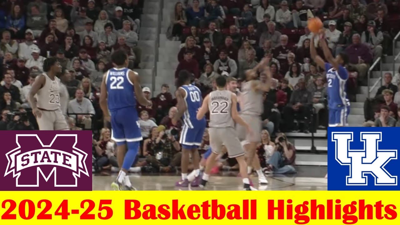 #6 Kentucky vs #14 Mississippi State Basketball Game Highlights 1 11 2025