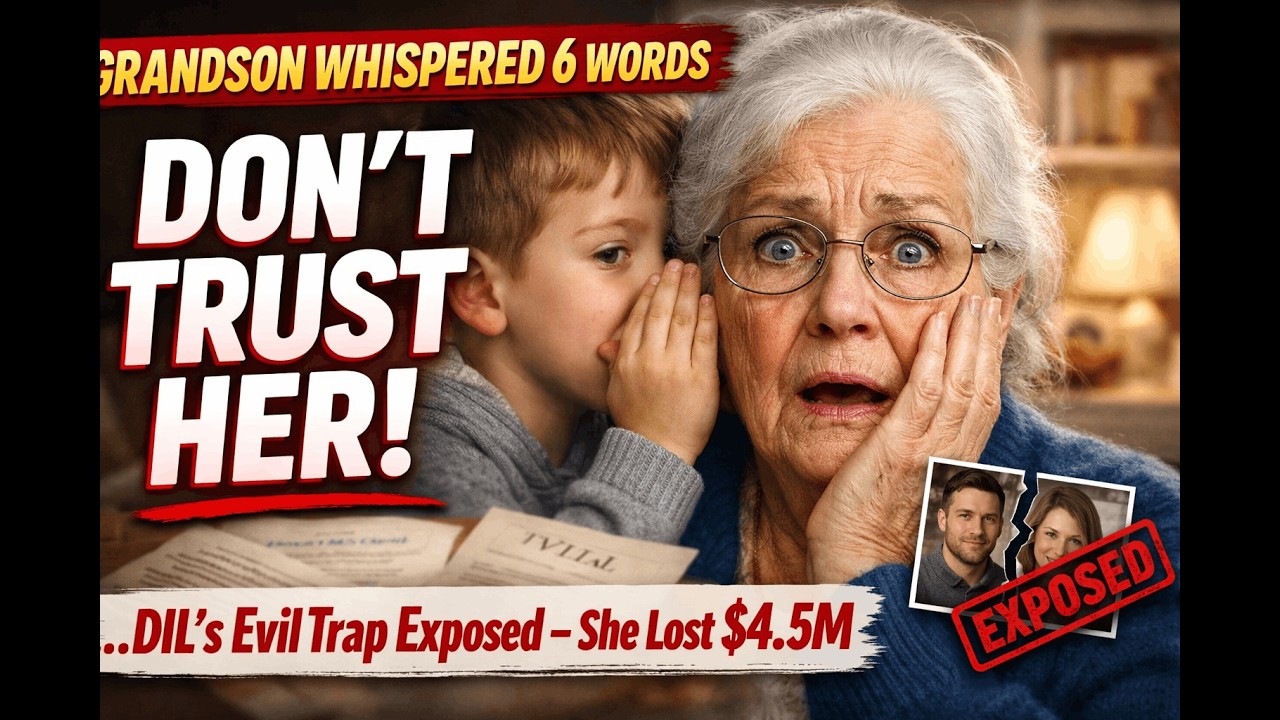 Grandma, Don't Trust Her! — My 6-Year-Old Grandson's 6 Words Exposed My Daughter-in-Law's Evil Trap.