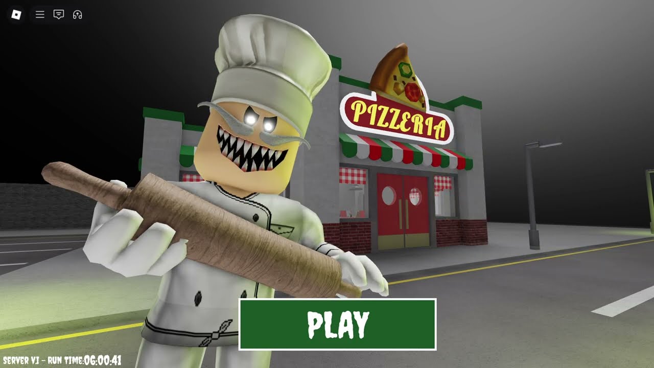 Escape Papa Pizza's Pizzeria! SCARY OBBY Roblox Gameplay Walkthrough No Death 4K