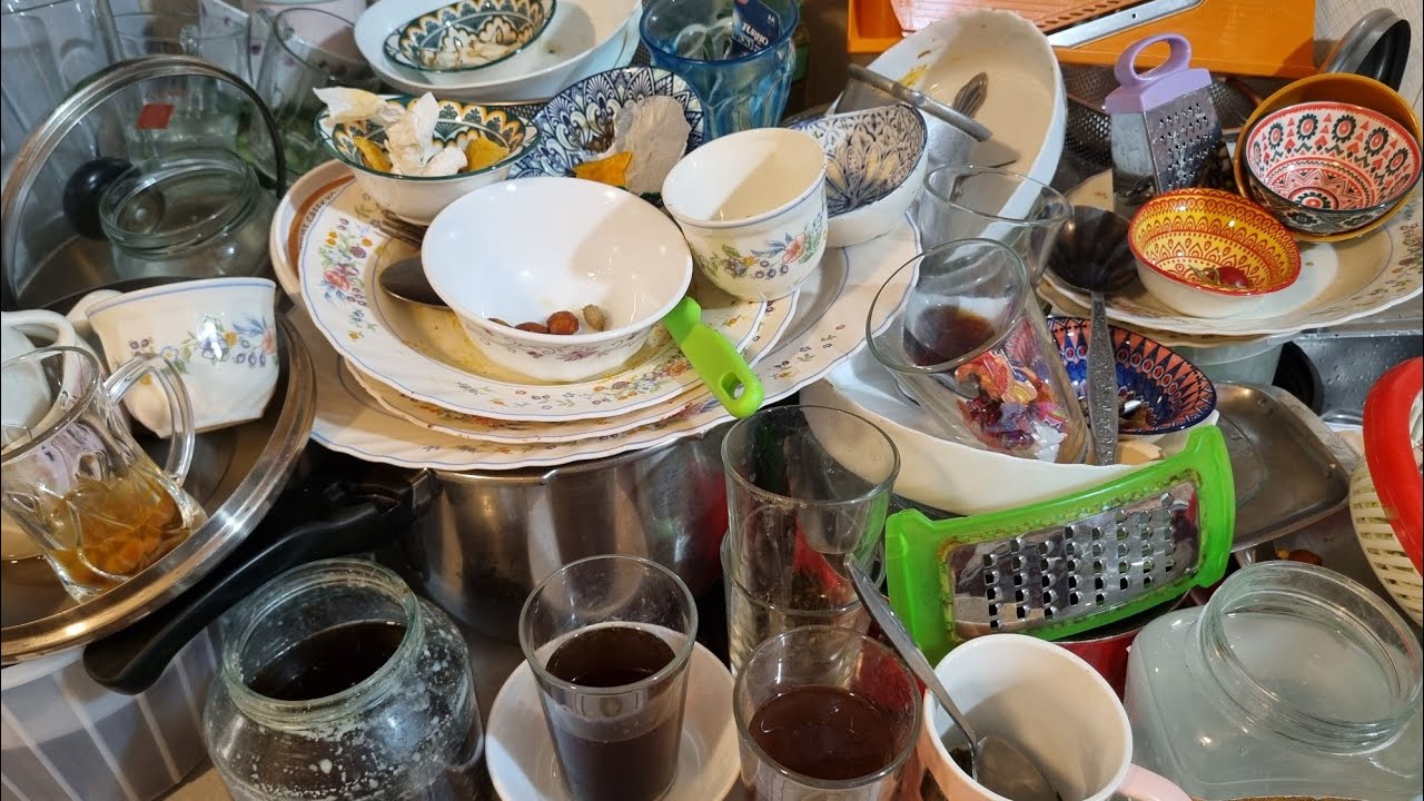 Dishwashing – Full Sink Midnight – Relaxing Water