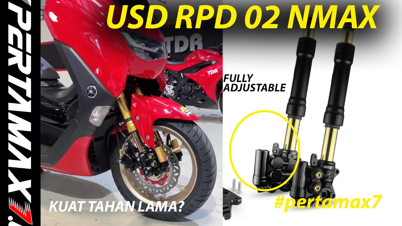 SHOCK Upside Down RPD 02 Yamaha NMAX Turbo Harga Terjangkau Terjamin Awet Kuat Minim Risiko Patah