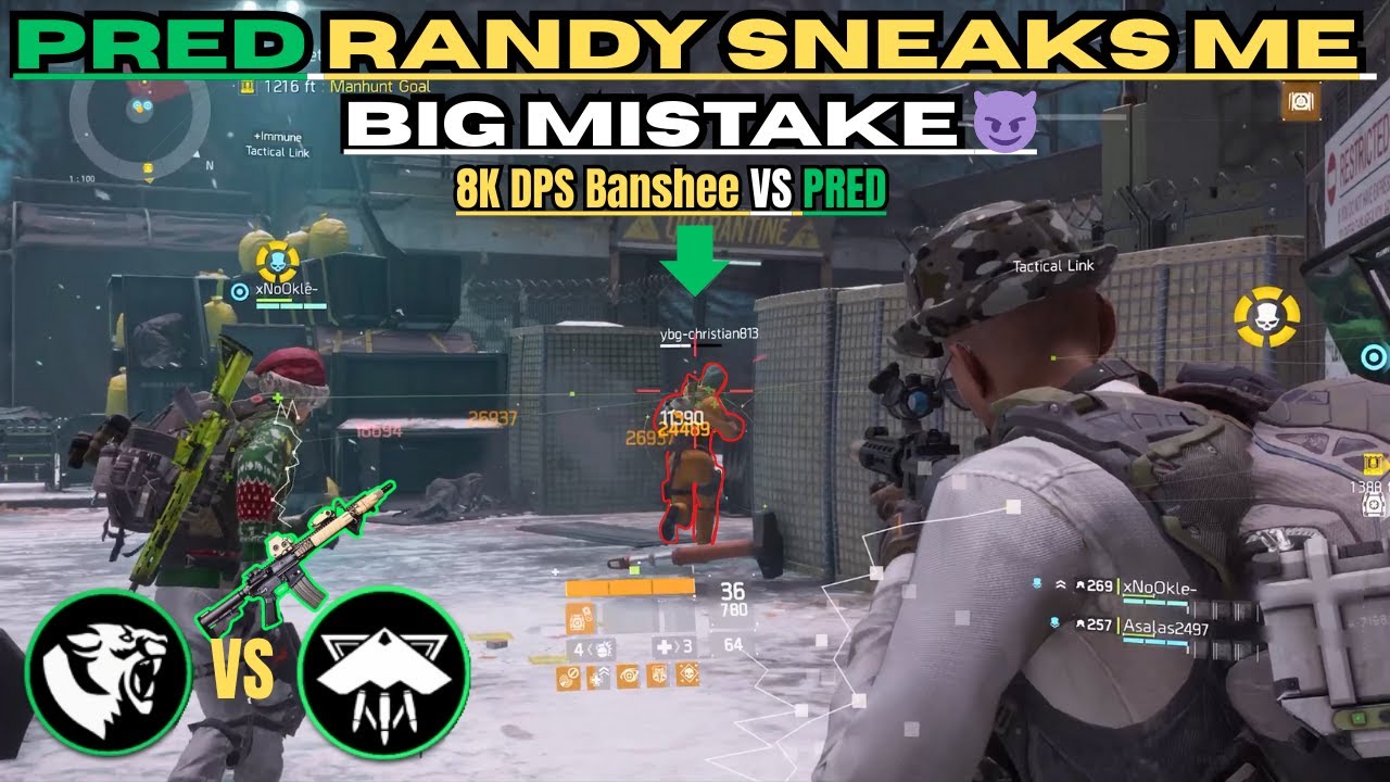 Pred Randy Regretted Sneaking Me 😤 8K DPS Banshee Took Over | Division 1.8.3