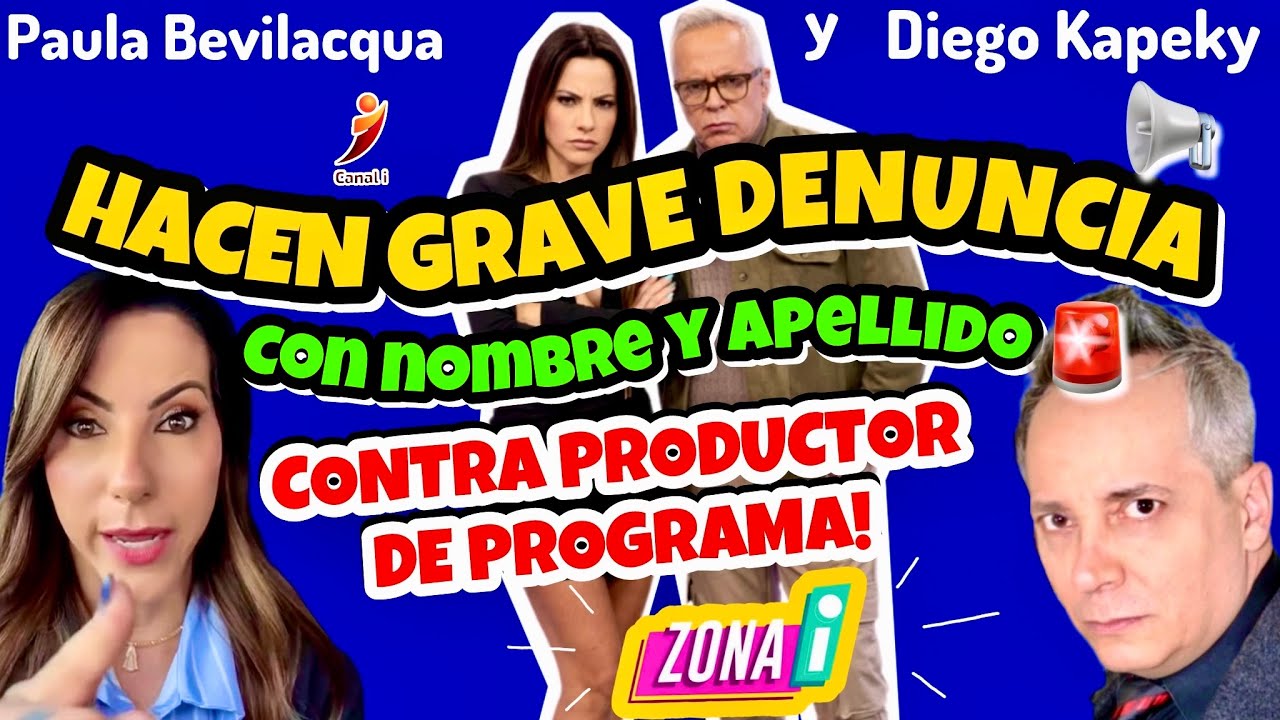 &iexcl;Paula Bevilacqua y Diego Kapeky HACEN GRAVE DENUNCIA CONTRA PRODUCTOR DE PROGRAMA!
