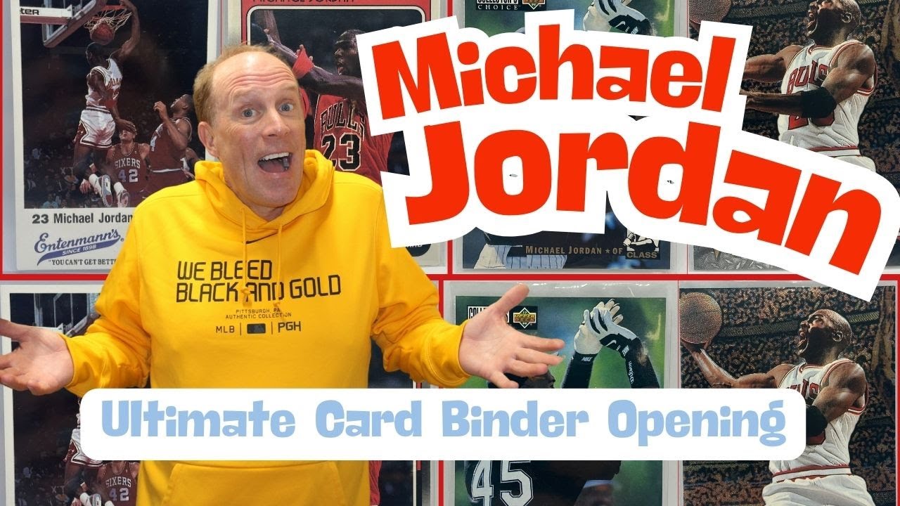 Michael Jordan Card Binder Discovery! Vintage to Modern Finds