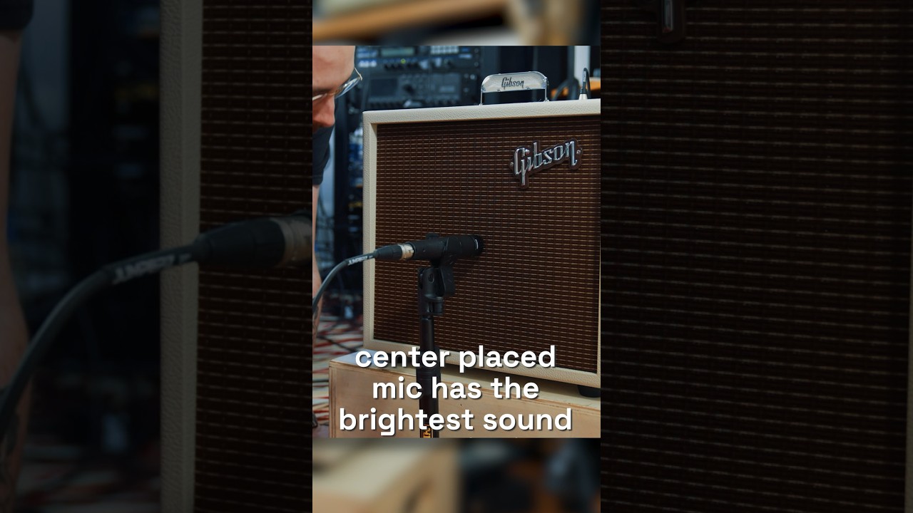 This is how you mic a guitar amp #guitar #guitaradvice #guitartech