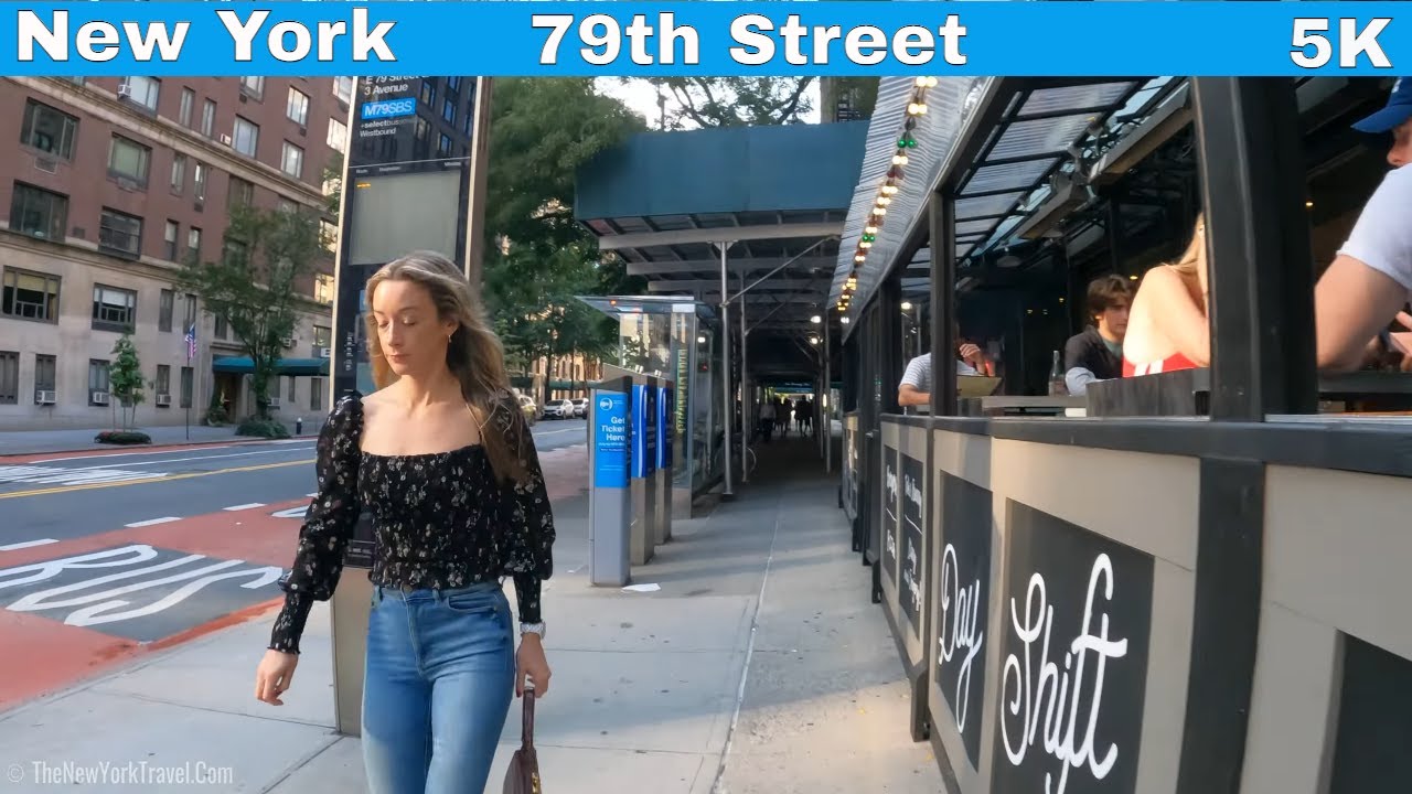【5K】New York City | Walking tour Upper East Side | 79th Street | Manhattan | 2021