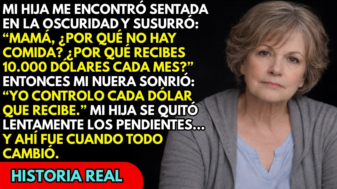 Mi hija me encontró en la oscuridad y susurró: ‘Mamá, ¿por qué no hay comida si recibes $10,000?’