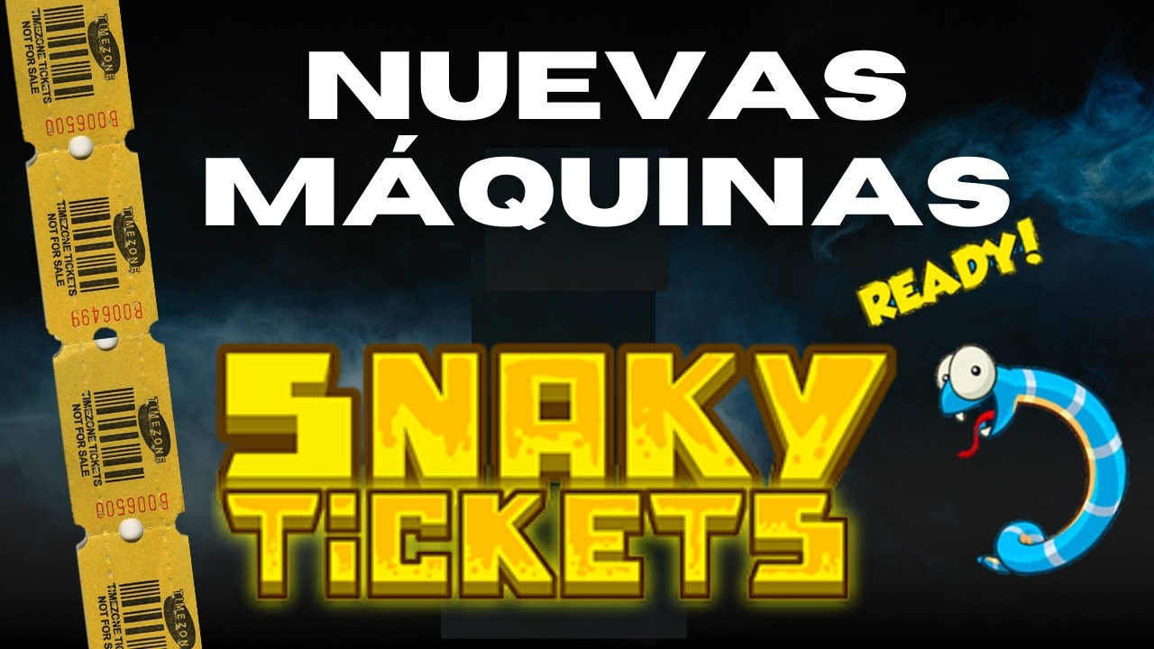 Nuevas máquinas !!! Snaky Tickets, Down the Clown, Jumpin Jackpot y más 🎉🎉