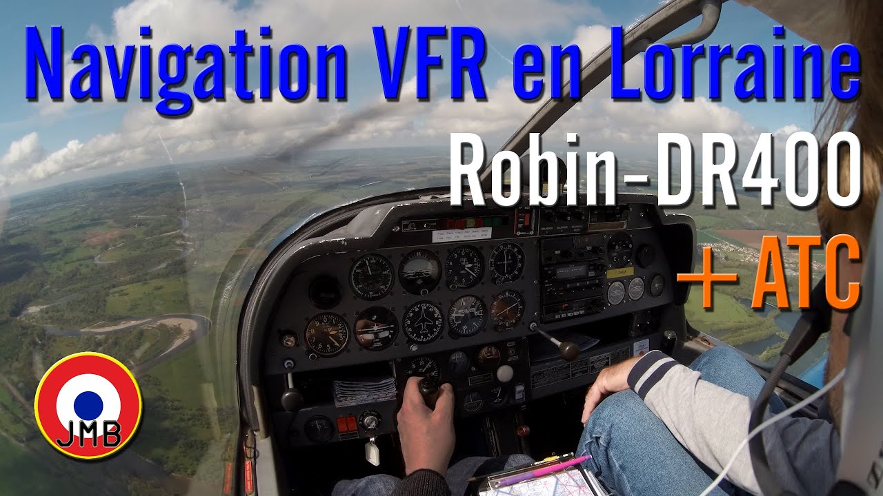 Navigation VFR en Lorraine - Robin DR-400 : LFSN / LFQC / LFSG / LFSN - by JulietMikeBravo