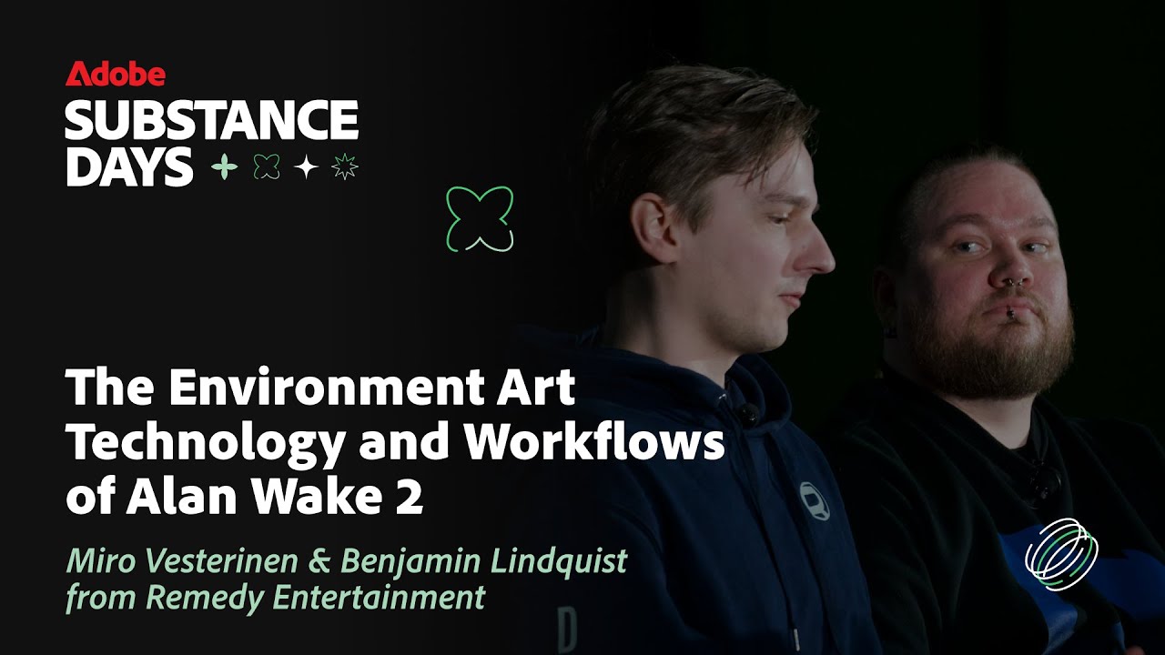 The Environment Art Technology and Workflows of Alan Wake 2 | Adobe Substance 3D