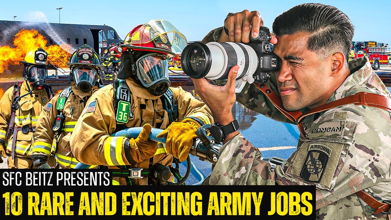 10 Rare and Exciting Army Jobs!
