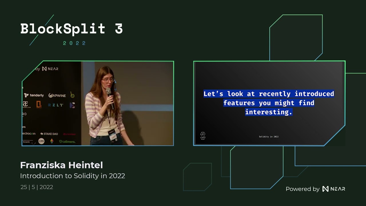 Introduction to Solidity in 2022