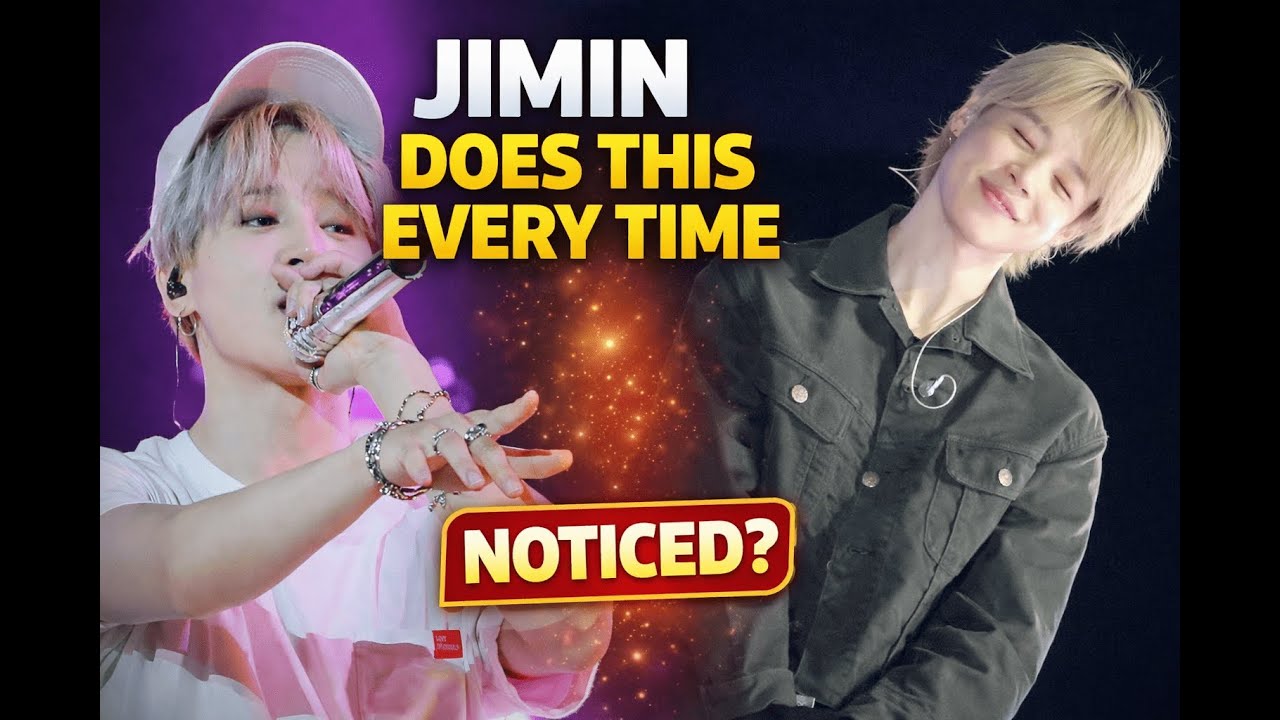 У Чимина из BTS есть уникальная привычка — ARMY только что это заметили!