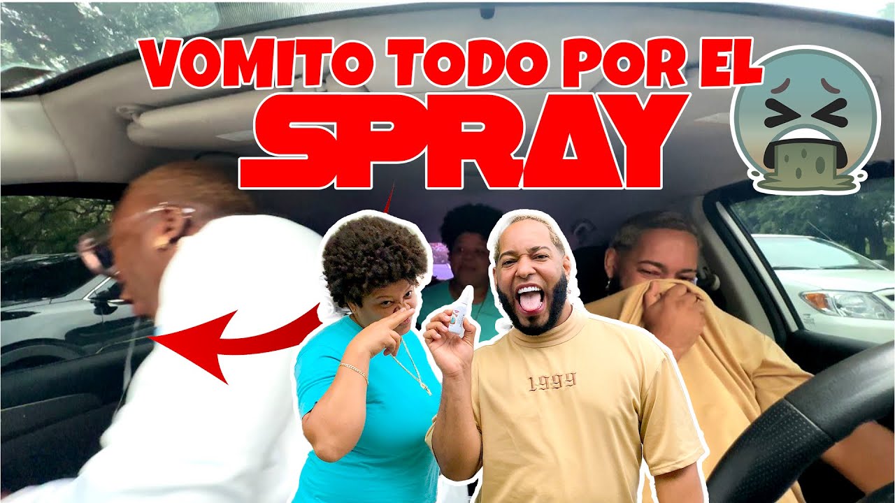 SE PUSO M4LO POR EL SPRAY - DANDO UN PASEO EN LA AVENIDA