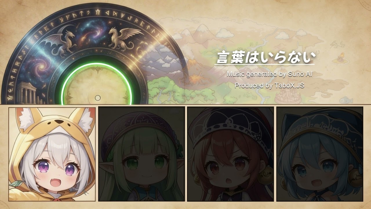 【Suno AI】言葉はいらない【Visualizer】